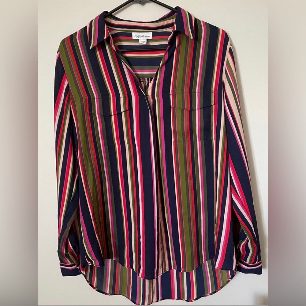 Jaclyn Smith Striped Blouse
